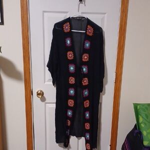 Steve Madden Crochet Swim Cover OS